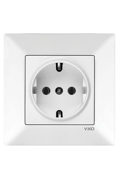 Meridian 12 Adet Topraklı Priz - Çerçeveli - Resim 2