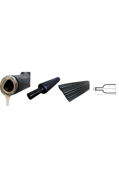Reçineli Yalıtım Isı Büzüşmeli Boru 1,40 Metre  150Mm - 50Mm