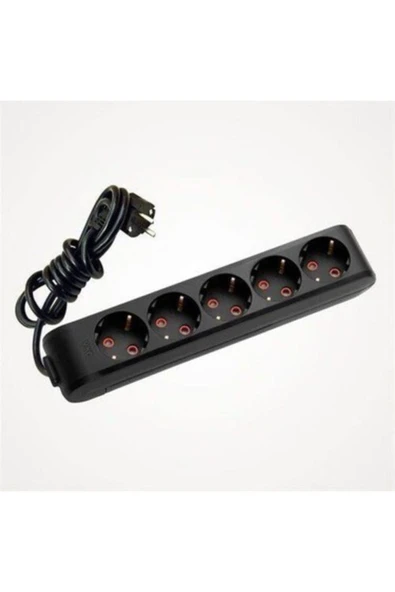 90137503 Multi-let Beşli Priz Anahtarlı Topraklı Kablolu Çocuk Korumalı 3mt ürün görseli 1