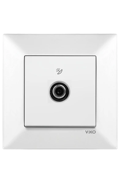 Meridian 12 Adet Uydu Prizi F Konnektörlü Çerçeveli - Resim 2