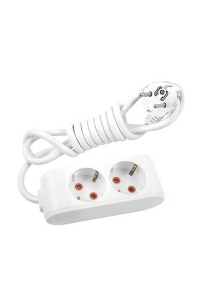 Multi-let 2'li Grup Priz 2 Metre Kablolu Çocuk Korumalı ürün görseli 1