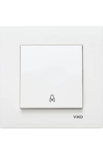 Karre Zil Anahtar Çerçeveli - Beyaz ürün görseli 1