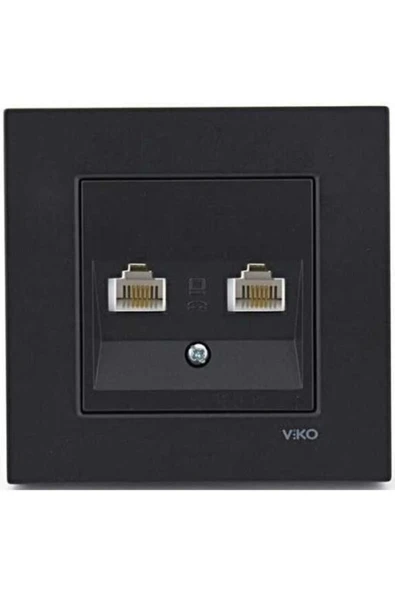 Artline Novella Siyah Tekli Data Priz Çerçeveli ürün görseli 1