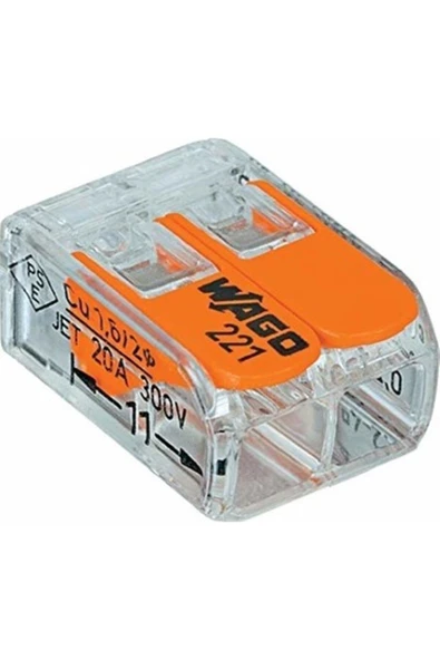 Wago 50 ADET 2X4 Mm Çok Amaçlı Buat Klemens ürün görseli 1