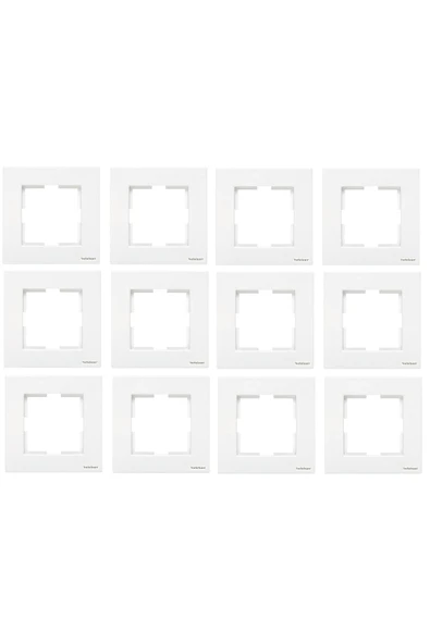 Byobu 12 Adet Beyaz Tekli Çerçeve ürün görseli 1