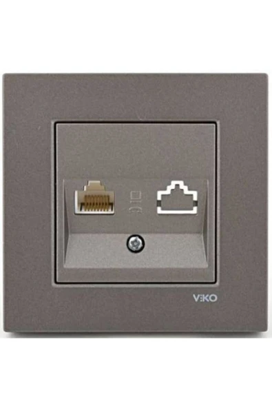 Artline Novella Antrasit Nümeris Telefon Priz Çerçeveli (AYNI GÜN KARGO) ürün görseli 1