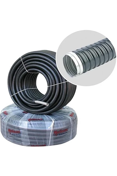 Çelik Spiral Izoleli 16 Mm 50 Metre