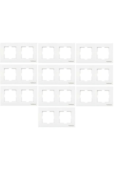 Byobu 10 Adet Beyaz Ikili Çerçeve ürün görseli 1