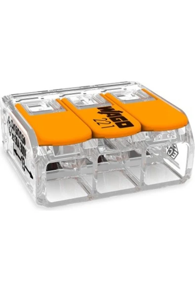 Wago 30 ADET 3X6 Mm Çok Amaçlı Buat Klemens ürün görseli 1