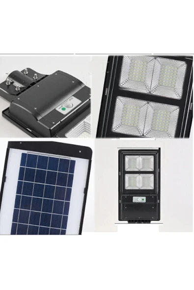 Ct-4640 Beyaz 200 Watt Solar Sokak Armatürü