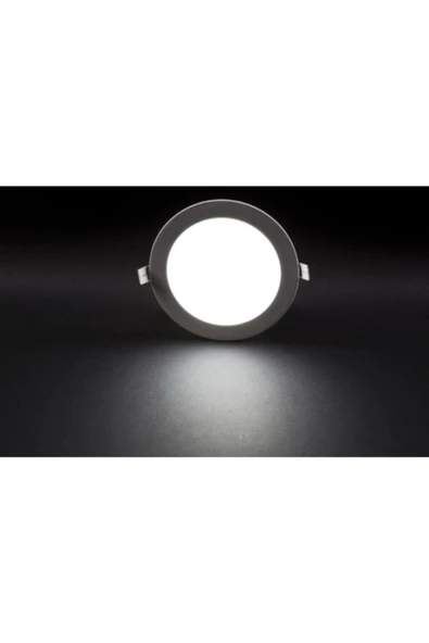 12w Slim Led Panel Beyaz Işık Metal Kasa - Resim 2