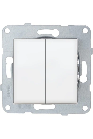 Viko Karre / Meridian 120 Adet 1 Koli İkili Anahtar Komütatör - Resim 2