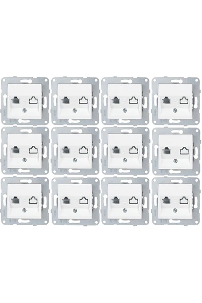 Karre - Meridian 12 Adet Nümeris Telefon Priz Cat3 - Çerçevesiz ürün görseli 1