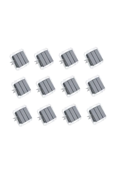 Byobu 12 Adet Füme Üçlü Anahtar Çerçevesiz ürün görseli 1