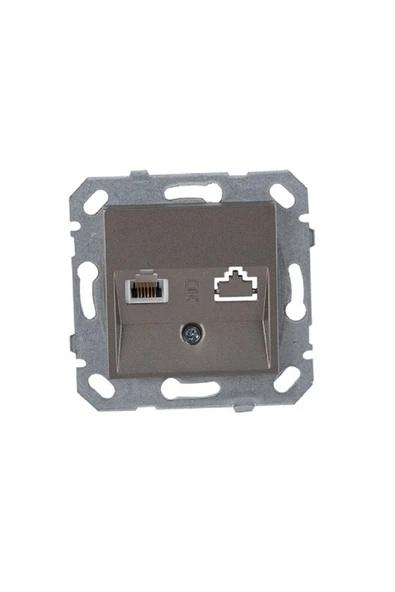 Byobu Antrasit Telefon Nümeris Priz (cat-3) Çerçevesiz - Resim 2