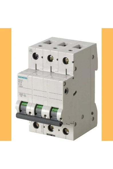 3x63 Amper Anahtarlı Otomatik Sigorta C 63a 6ka - Resim 4