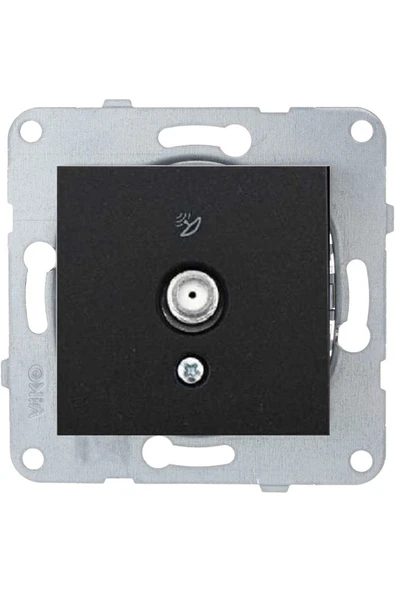 Artline Novella-trenda Siyah Uydu Priz F Konnektörlü - Çerçevesiz ürün görseli 1