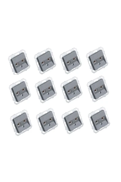 Byobu 12 Adet Füme Data-nümeris Telefon Priz (cat3-cat6) Çerçevesiz ürün görseli 1