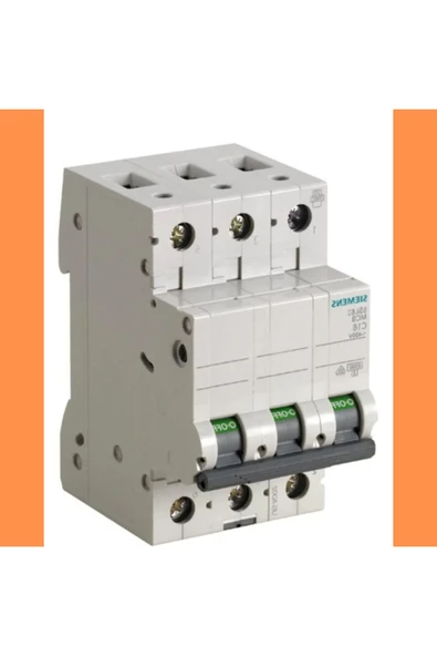 3x63 Amper Anahtarlı Otomatik Sigorta C 63a 6ka