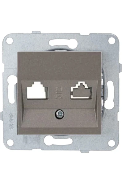 Artline Novella-trenda Antrasit Data Priz Jacksız - Çerçevesiz ürün görseli 1