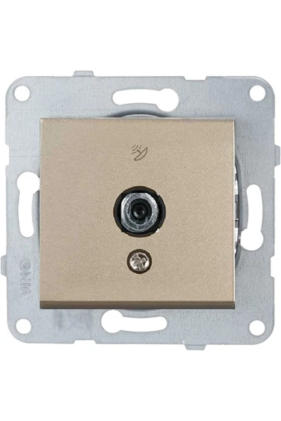 Artline Novella-trenda Bronz Uydu Priz F Konnektörlü - Çerçevesiz ürün görseli 1