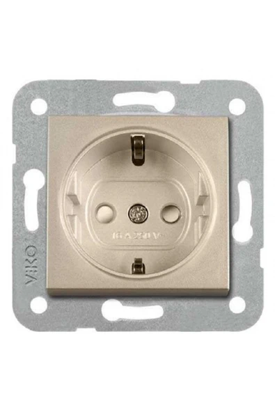 Artline Novella-trenda Bronz Çocuk Korumalı Topraklı Priz - Çerçevesiz ürün görseli 1