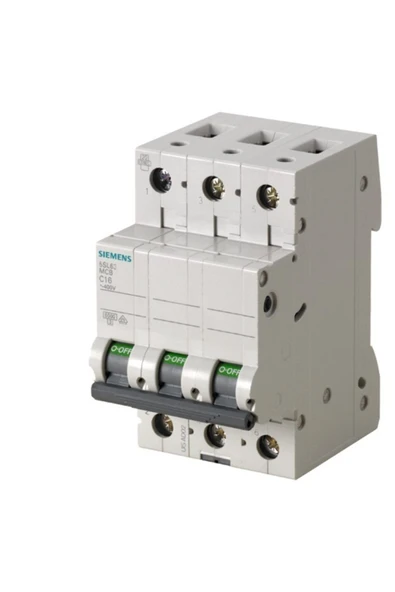 3x25 cm Amper Anahtarlı Otomatik Sigorta C1 25a 6ka