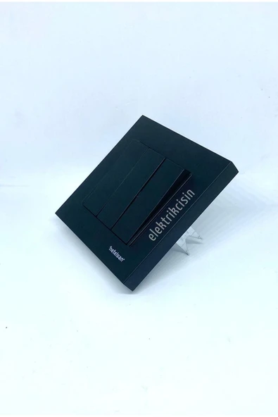 Byobu Siyah Üçlü Anahtar (çerçeve Dahil) 1 Adet - Resim 2