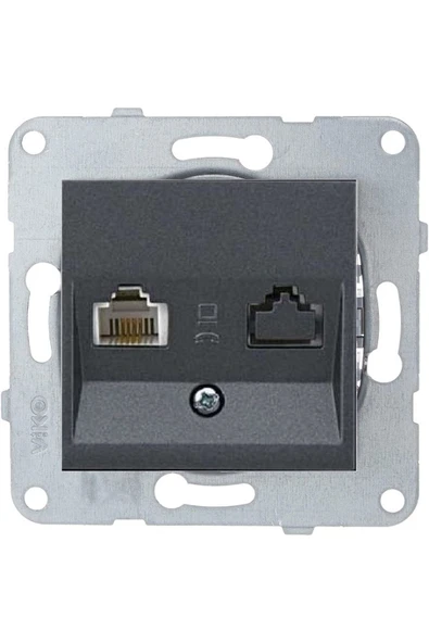 Artline Novella-trenda Füme Telefon Nümeris Priz (cat-3) - Çerçevesiz ürün görseli 1