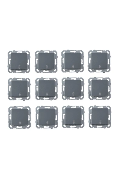 Byobu 12 Adet Füme Vavien Anahtar Çerçevesiz ürün görseli 1