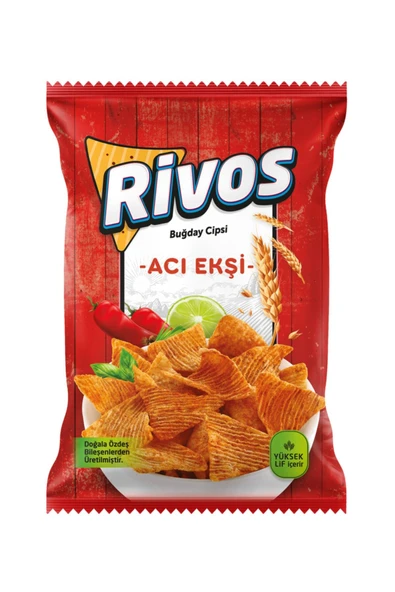Haşiroğlu  Rivos Buğday Cipsi (acı Ekşi)