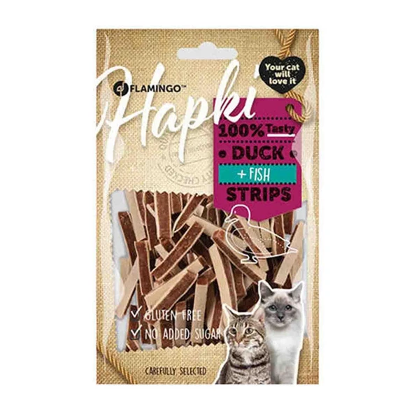 Flamingo Hapki Ördekli Balıklı Kedi Ödül Maması 85 gr