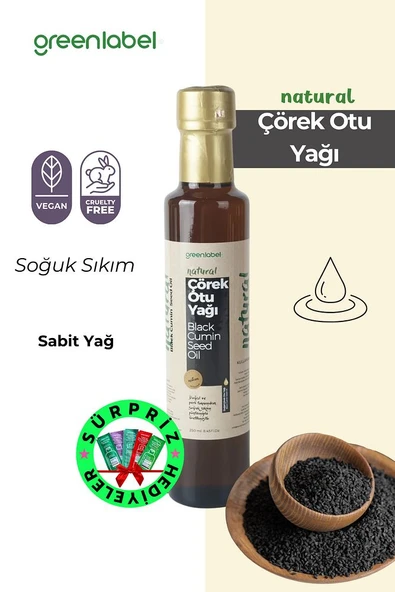 Çörek Otu Yağı Soğuk Sıkım %100 Doğal Ve Saf 250ml