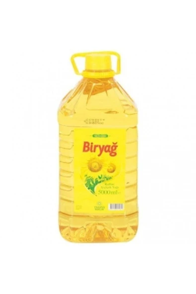 Biryağ  Ayçiçek Yağı 5lt Köşeli Pet - 2