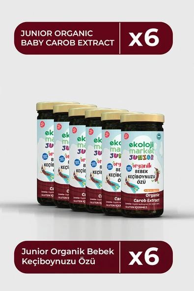 Organik Bebek Keçiboynuzu Özü 290 Gr 6 lı Paket Organic Baby Carob Extract 290 Gr 6 Pack - 1