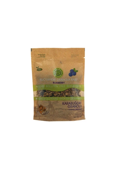 GLUTENSİZ FABRİKA  YABAN MERSİNLİ KARABUĞDAY GRANOLA 200 GR