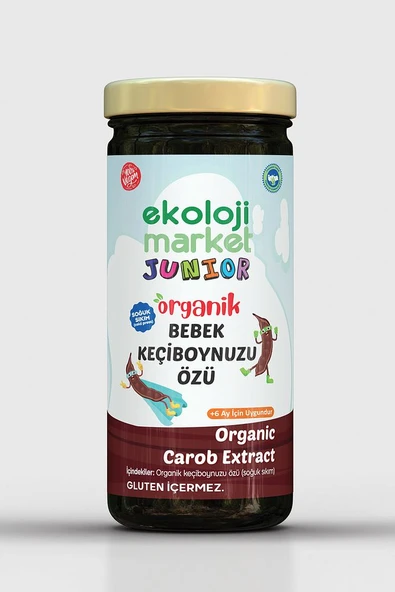 Organik Bebek Keçiboynuzu Özü 290 Gr 6 lı Paket Organic Baby Carob Extract 290 Gr 6 Pack - 5