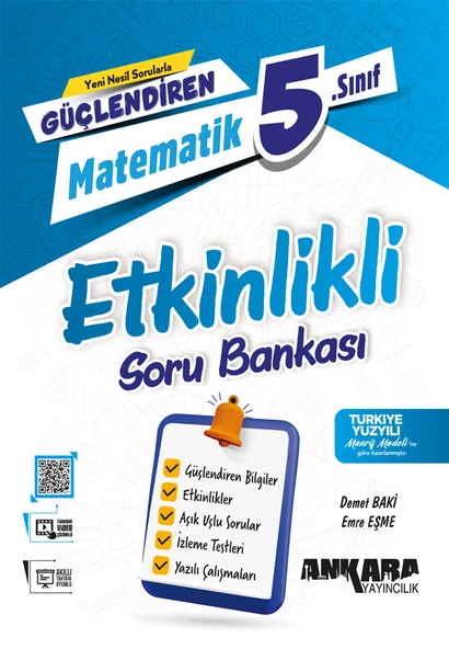 Ankara Yayıncılık 5.Sınıf Matematik Güçlendiren Etkinlikli Soru Bankası