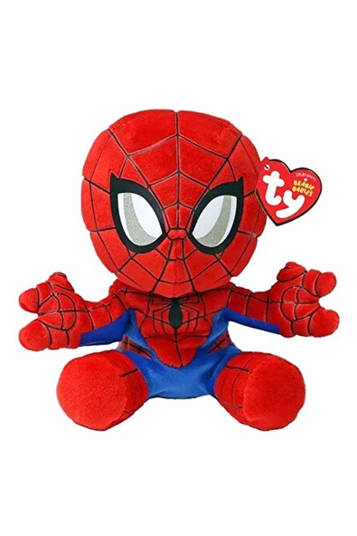 TY Peluş Spider-Man 20 cm - En Sevilen Süper Kahraman Yanınızda!