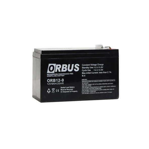 Orbus Kuru Akü 12v 7Ah