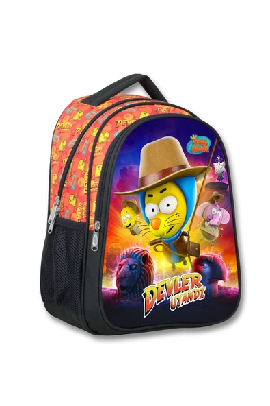Kral Şakir Devler Uyandı Lisanslı İlkokul Seti Sırt Çantası Beslenme Çantası - 3