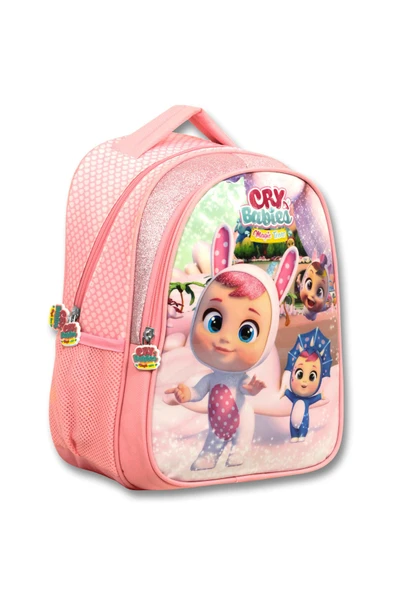 Cry Babies Tavşan Kulaklar Lisanslı İlkokul Seti Sırt Çantası Beslenme Çantası - 3
