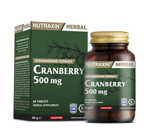 Nutraxin Cranberry 500Mg 60 Tablet