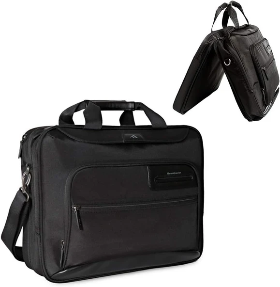 Brenthaven Elliot Deluxe Brief Orjinal Laptop Çantası Siyah - 2