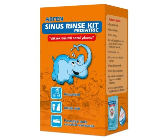 Abfen Sinus Rinse Kit Pediatrik Kit 25x120 ML