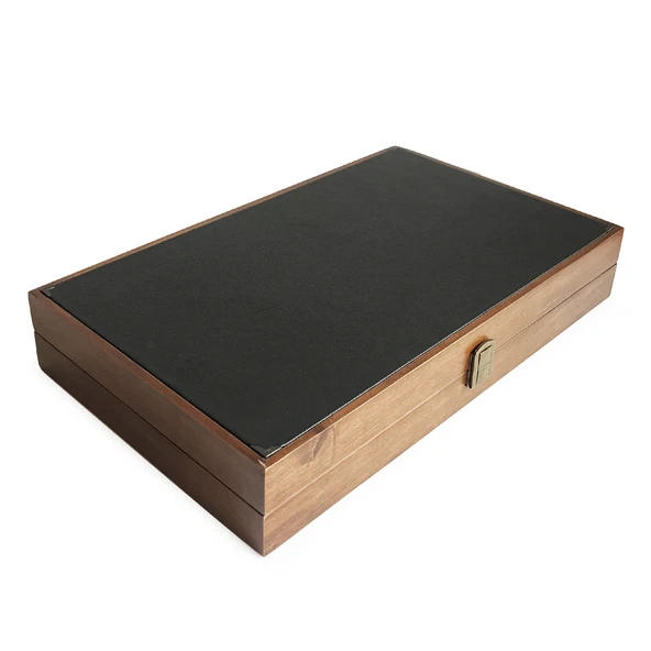 Meta Paduk Numeratörlü Masif Ahşap Tavla Kırmızı - 2