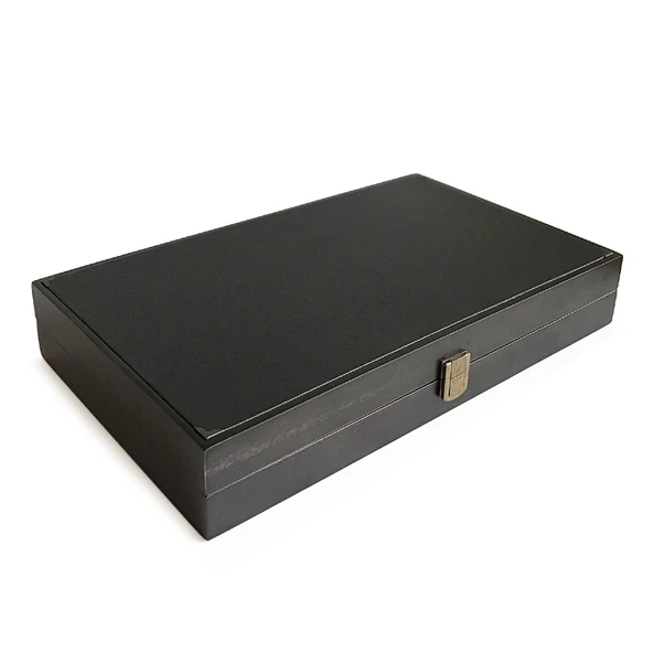 Meta Black Green Numeratörlü Masif Ahşap Tavla Siyah Yeşil - 2