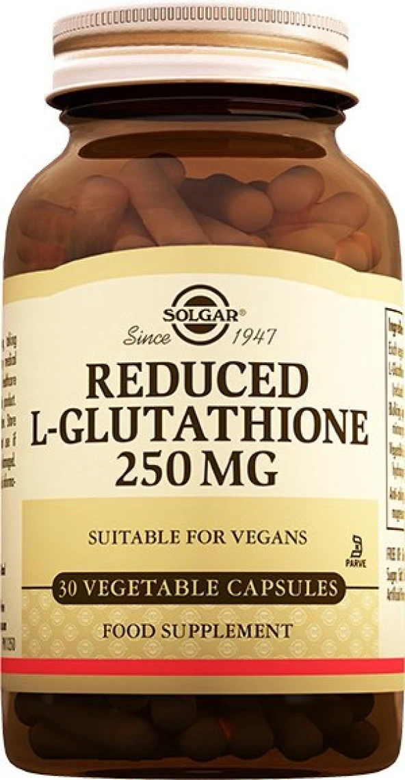 Solgar Reduced L-Glutathione 250 Mg 30 Kapsül