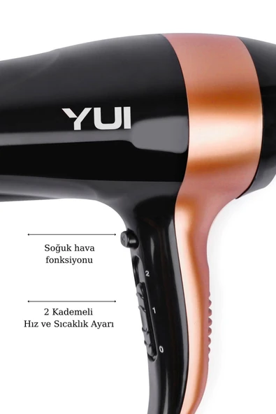 Kb700 Turbo Dry 2300 W Iyonik 2 Kademeli Saç Kurutma Makinesi - 2