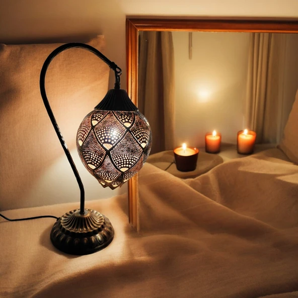 Anans Modeli Deveboynu Masa Üstü Lamba - 2